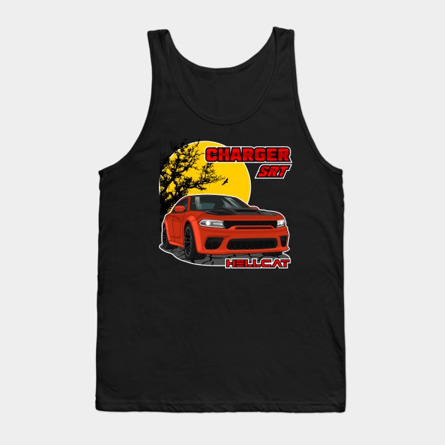 Charger SRT Hellcat Tank Top by WINdesign